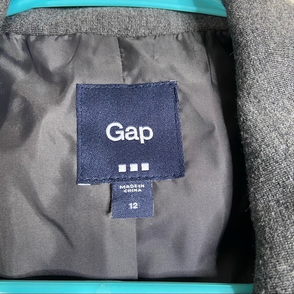 GAP Grey And Blue Two Button Blazer 12 - Picture 3 of 9
